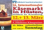 Käsemarkt in Hüsten 2016 (Plakat)